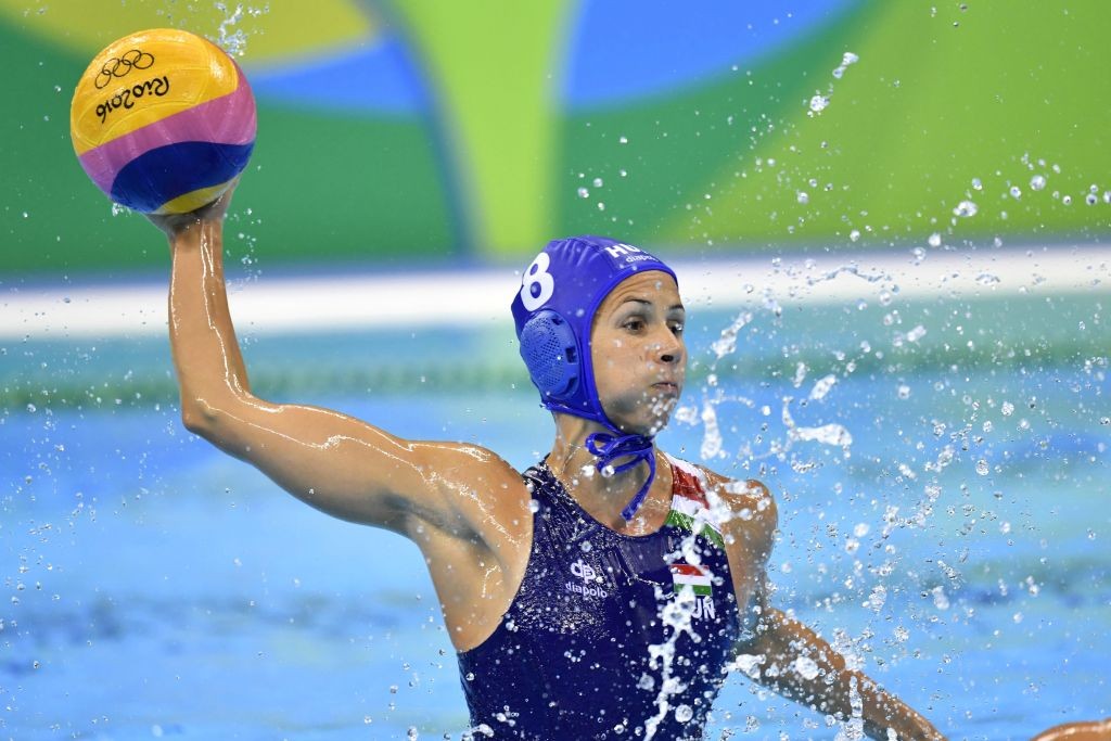 Rio de Janeiro, 2016. augusztus 15. Keszthelyi Rita a Rio de Janeiró-i nyári olimpia nõi vízilabdatornájának negyeddöntõjében játszott Magyarország - Ausztrália mérkõzésen az Olimpiai Uszodában 2016. augusztus 15-én. MTI Fotó: Illyés Tibor