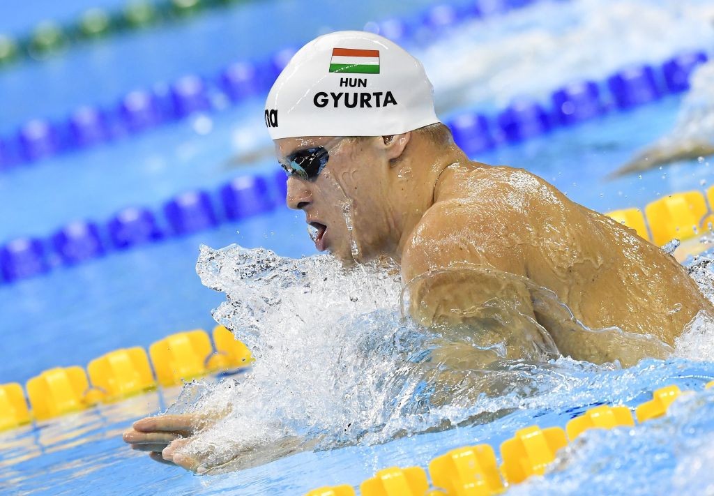 Rio de Janeiro, 2016. augusztus 9. Gyurta Dániel a férfi 200 méteres mellúszás elõfutamán a riói nyári olimpián a Rio de Janeiró-i Olimpiai Uszodában 2016. augusztus 9-én. Gyurta Dániel a 17. idõt érte el, így nem jutott be az elõdöntõbe. MTI Fotó: Illyés Tibor