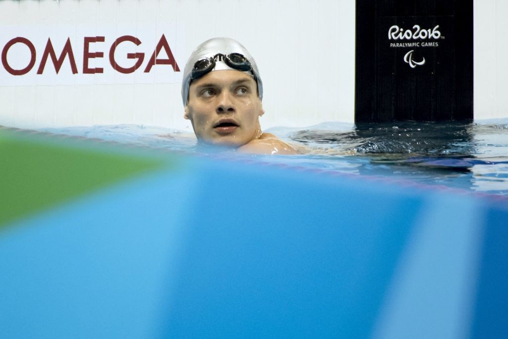 Rio de Janeiro, 2016. szeptember 14. Tóth Tamás az S9-es kategória 50 méteres gyorsúszásának döntõjében a riói paralimpián az Olimpiai Uszodában 2016. szeptember 13-án. A magyar versenyzõ a hatodik helyen végzett. MTI Fotó: Koszticsák Szilárd