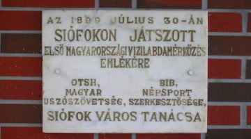 126 éve játszották az első nyilvános mérkőzést Siófokon