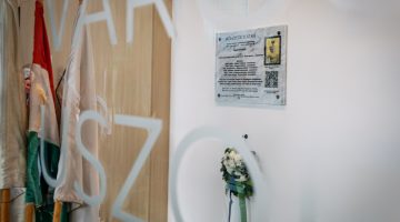 Emléktáblát avattak Dömötör Zoltán tiszteletére