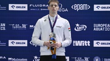 Rövidpályás úszó Eb – Sárkány Zalán aranyérmes 800 méter gyorson Rövidpályás úszó Eb – Sárkány Zalán aranyérmes 800 méter gyorson